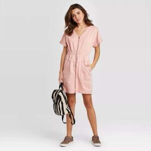 Universal Thread Utility Pink Mini Dress